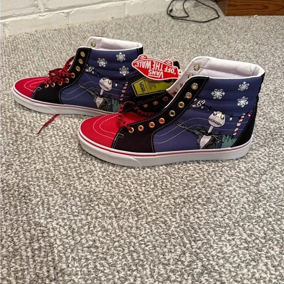 New Disney Vans Nightmare Before Christmas Jack Skellington Skate Shoes